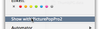 PicturePopPro finder mac