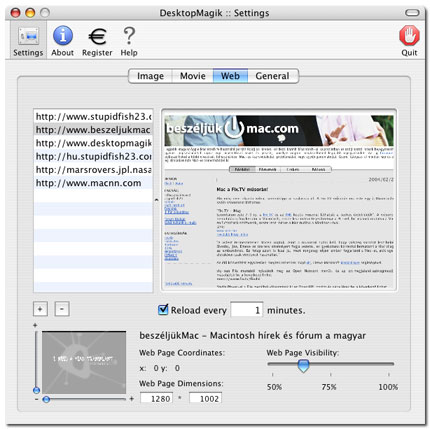 DesktopMagik configuración Mac OS X DesktopMagik configuración Mac OS X