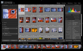 Photoshop Lightroom interfaz