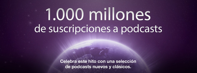 mil millones de suscripciones a podcasts