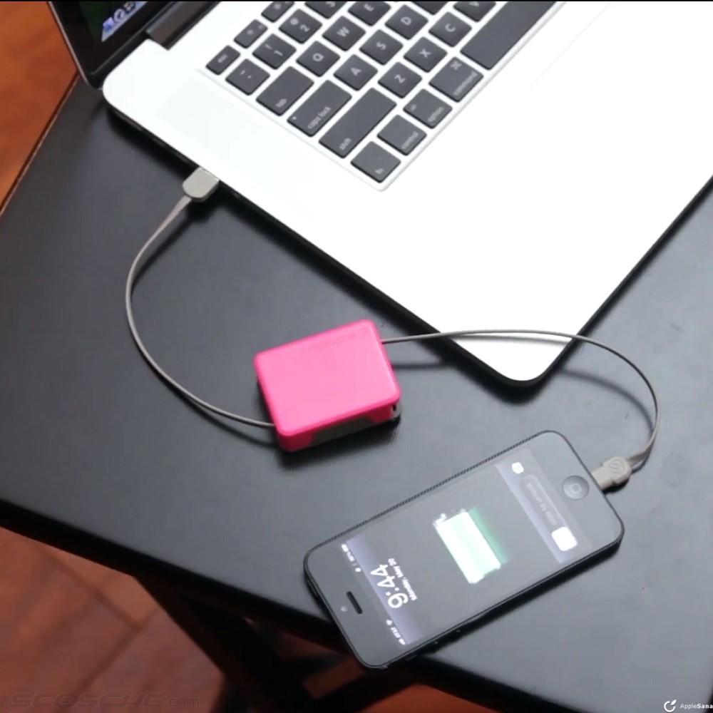 Scosche presenta el cable retráctil Lightning boltBOX para iPhone 5