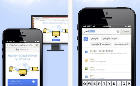 Maxthon Web Browser para iOS 4.3.1