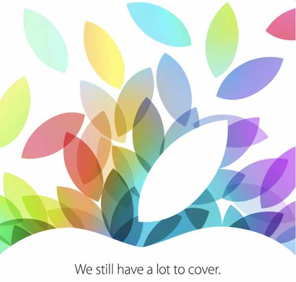 Es oficial: Evento iPad We still have a lot to cover el 22 de Octubre