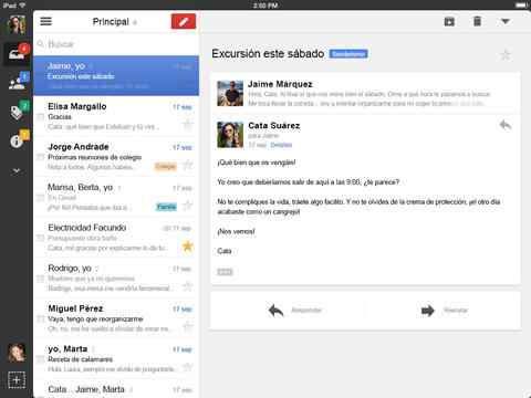 Gmail app para iOS se actualiza para iPhone 6 y iPhone 6 Plus