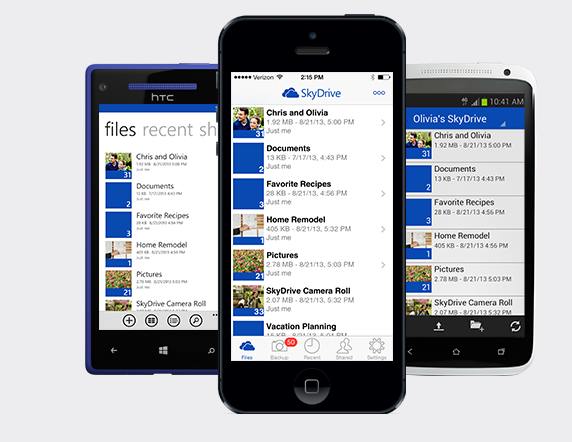 SkyDrive 4.0 llega a iOS 7 y carga tus fotos automáticamente