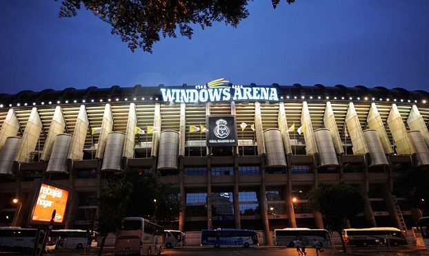 Microsoft quiere cambiar el nombre del Santiago Bernabeu