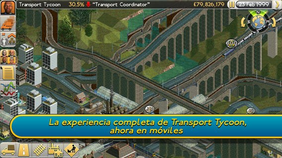 Transport Tycoon para iOS Apple, iOS Fire y Android pone a prueba tu estrategia