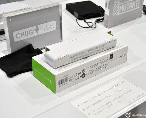 Chug Plug en CES 2014, batería y cargador para MacBook Pro