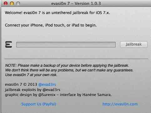 Evasi0n confirma que es compatible con el actual iOS 7.1