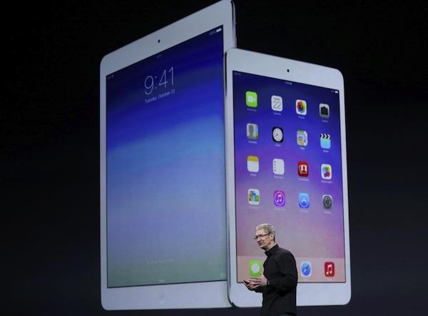 apple inc ceo tim cook ipad air