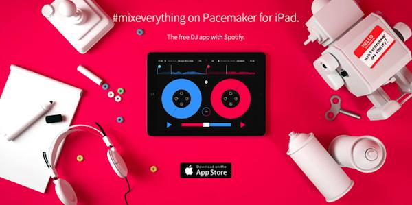 Pacemaker DJ app para iPad con Spotify