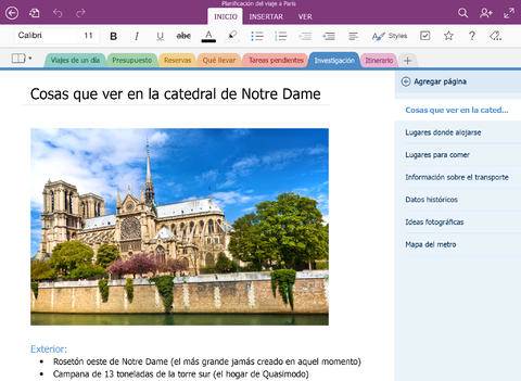 Microsoft OneNote para iPad mucho más rápido en iOS 7