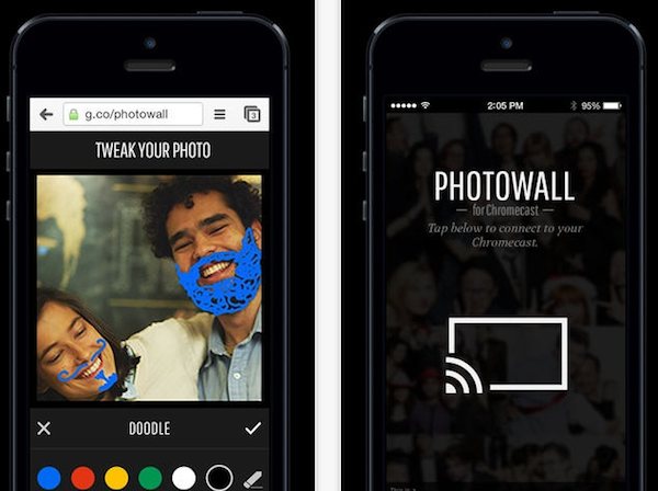 Photowall iOS 7 para Chromecast, tus fotos en la TV