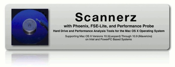 Si tu Mac OS X va lento necesitas Scannerz 1.7 para comprobar tu disco SSD