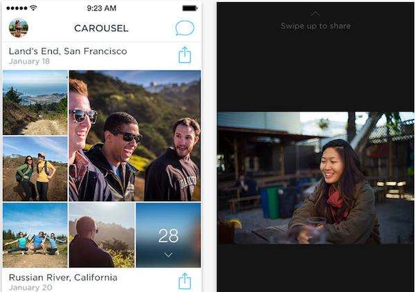 Dropbox lanza Carousel para iOS inspirado en Modern UI de Windows 8.1