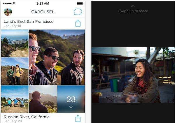 Dropbox lanza Carousel para iOS inspirado en Modern UI de Windows 8.1