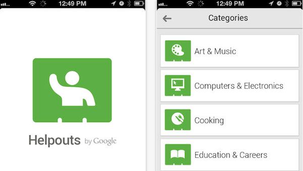 Actualizaciones Google para Helpouts en iOS y Gmail