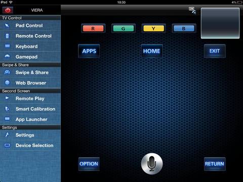 Panasonic TV Remote 2 iOS 7 se actualiza para VIERA TV