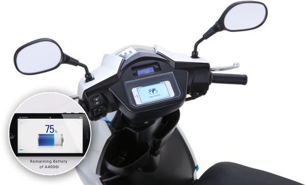 Terra Motors A4000i, la primera scooter eléctrica con iPhone
