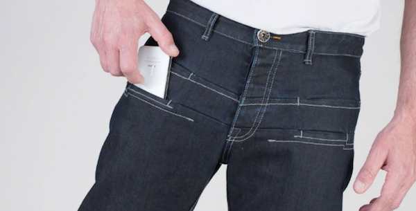 WTFJeans 3 para chicos con iPhone, resistente al agua y radiaciones