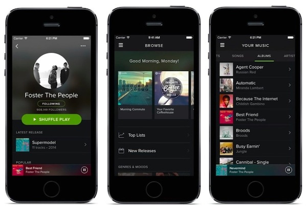 Spotify cambia de diseño y se declara fan incondicional de Microsoft Zune