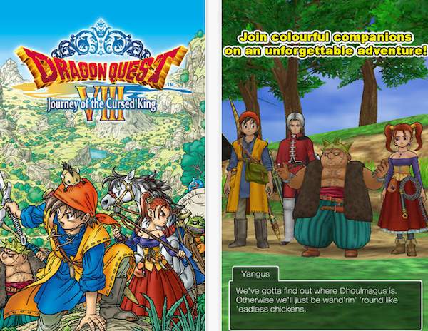 Por fin Dragon Quest VIII aterriza en iOS para iPod touch, iPhone y iPad