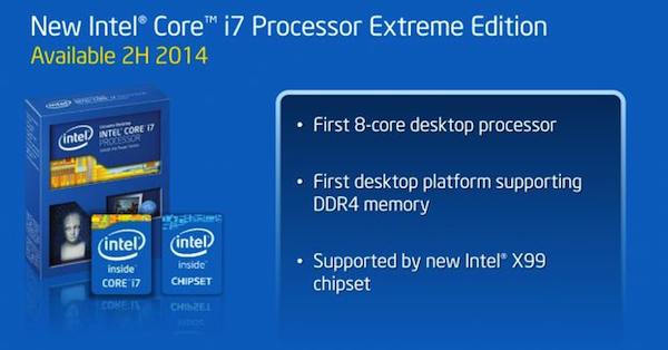 Los Intel Haswell llegan con 8-Cores, Core i7-5960X, Core i7-5930K y el Core i7-5820K