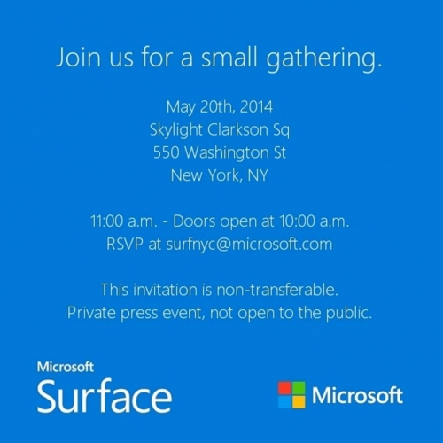 evento microsoft surface mini