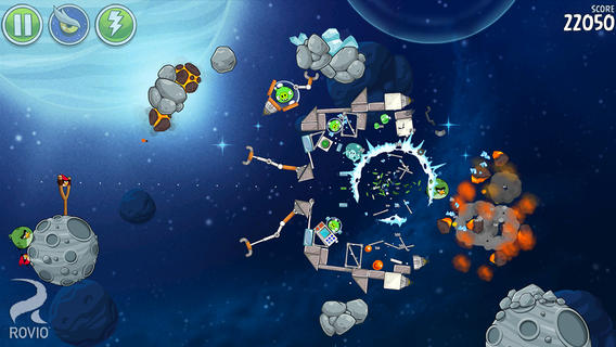 Angry Birds Space 2.0 para iOS se actualiza con nuevos niveles