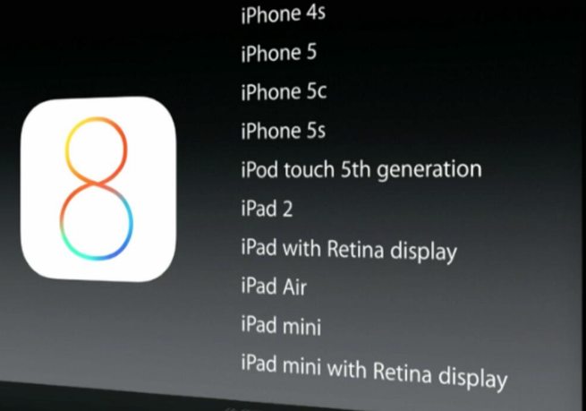 Estos son los iPhones y iPads compatibles con iOS 8, adiós iPhone 4