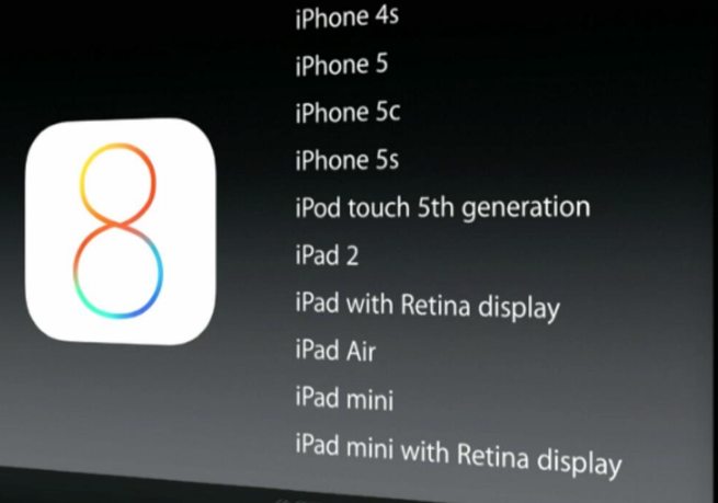 Estos son los iPhones y iPads compatibles con iOS 8, adiós iPhone 4