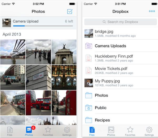 Dropbox for iOS