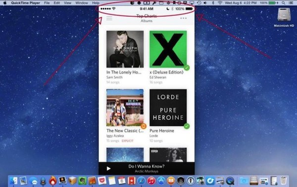 OSX Yosemite IOS