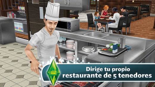 Los Sims FreePlay para iOS se van a un restaurante 5 estrellas Michelin