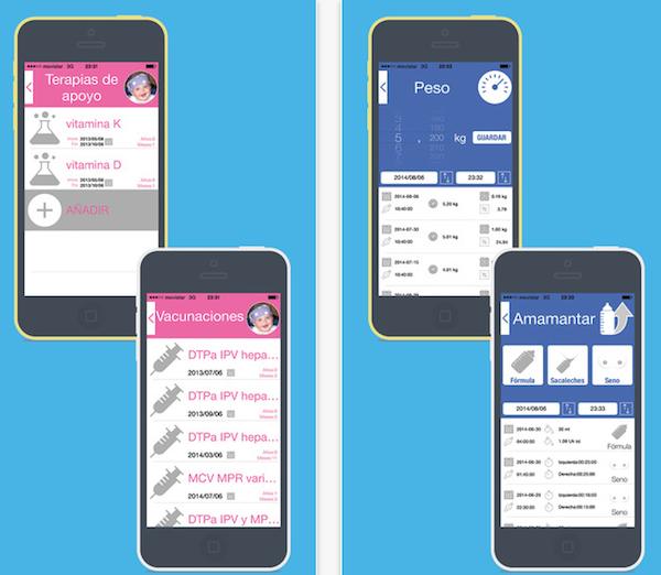 iBabyGrows, una app para seguir el crecimiento de tus hijos