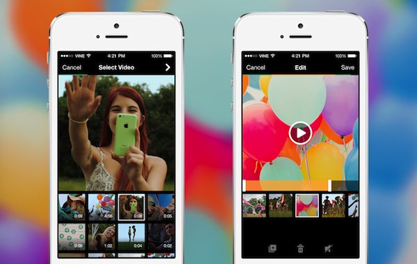 Vine camera ahora graba, importa del carrete, edita y comparte