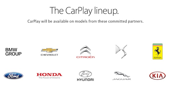 Apple retrasa el lanzamiento de Carplay para 2015 sin fecha