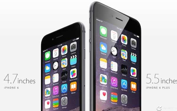 Apple presenta el iPhone 6 y iPhone 6 Plus, pantallas HD Ready y Full HD 1080p.