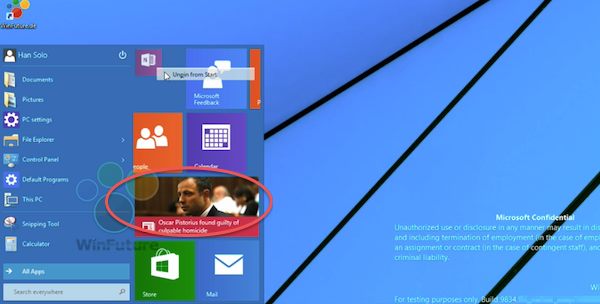Podríamos tener cambios en OS X Yosemite, así es el Centro de Notificaciones Windows 9