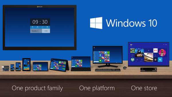 Microsoft Windows 10, una plataforma, una Store, una familia de productos