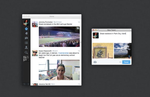 Twitter para OS X Yosemite ahora comparte fotos mejor