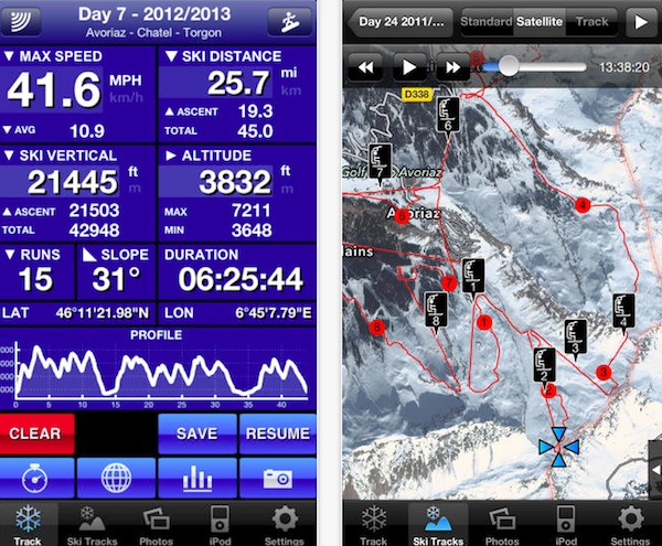 Apps iOS de Ski para la temporada 2015, Sierra Nevada tiene nieve