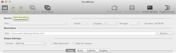HandBrake 0.9.2 compatible con Mac OS X 10.5 Leopard
