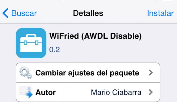 WiFried cydia