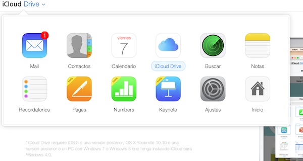 iCloud.com beta permite subir fotos desde el navegador