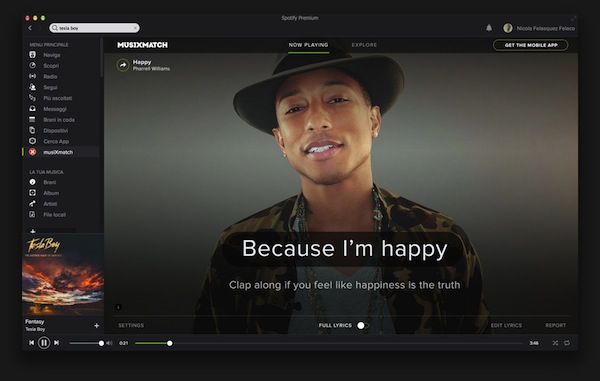 MusiXmatch para iOS 8 viene con un nuevo widget