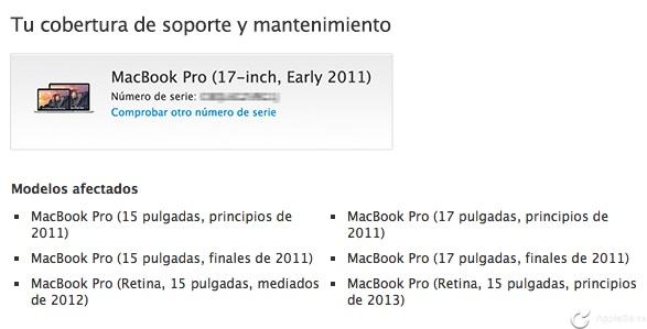 Apple reemplaza los Macbook Pro y MacBook Pro Retina con fallos de vídeo