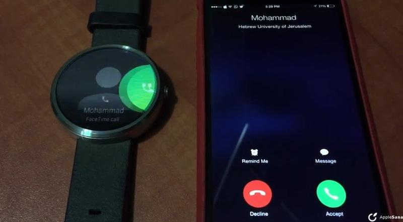 Así puedes responder llamadas de iPhone 6 con un Android Wear Moto 360