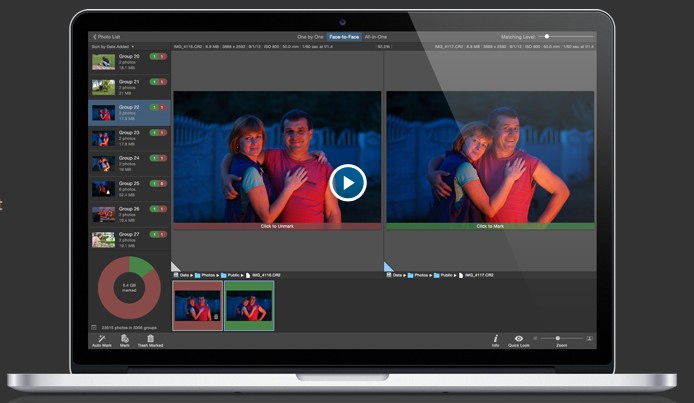 PhotoSweeper 2.1.0 preparada para la app Fotos de OS X Yosemite