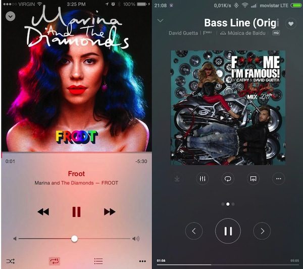 app music miui ios